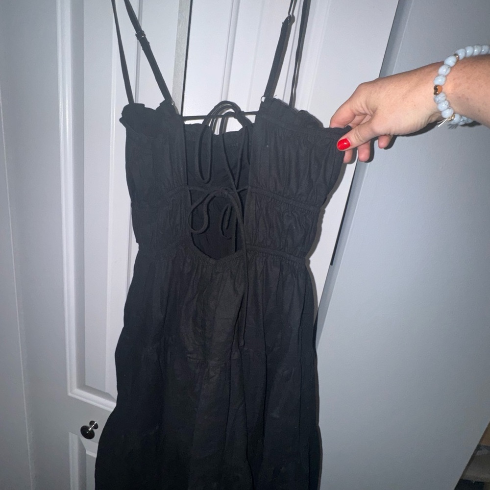 Princess Polly Ceara Mini Dress Black US 6 - Picture 5 of 6